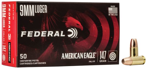 American Eagle Handgun 9mm Luger 147 Grain