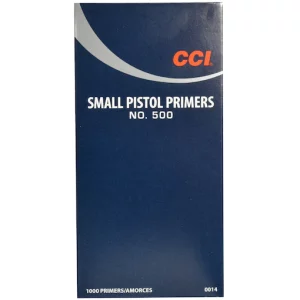 CCI Small Pistol Primers #500 Box of 1000 (10 Trays of 100)